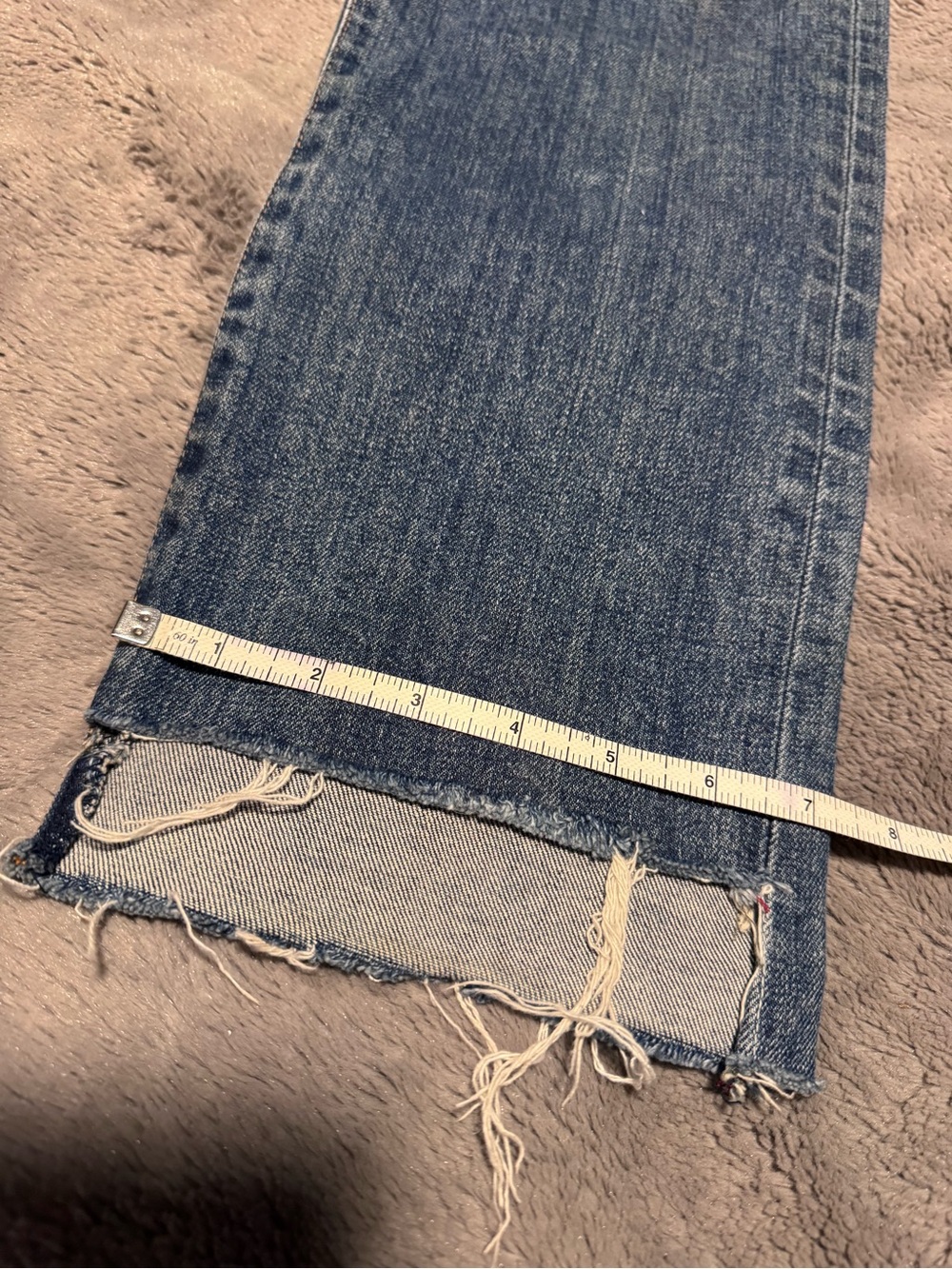 Moussy Vintage Straight Leg Distressed Jeans - Picture 11 of 11